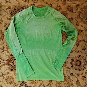 Lululemon Green Long Sleeve Shirt